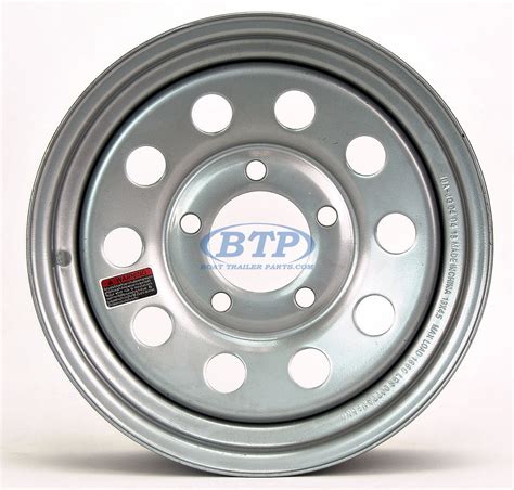 trailer wheels 13 inch 48  13" 4 Lug Solid White Out of stock